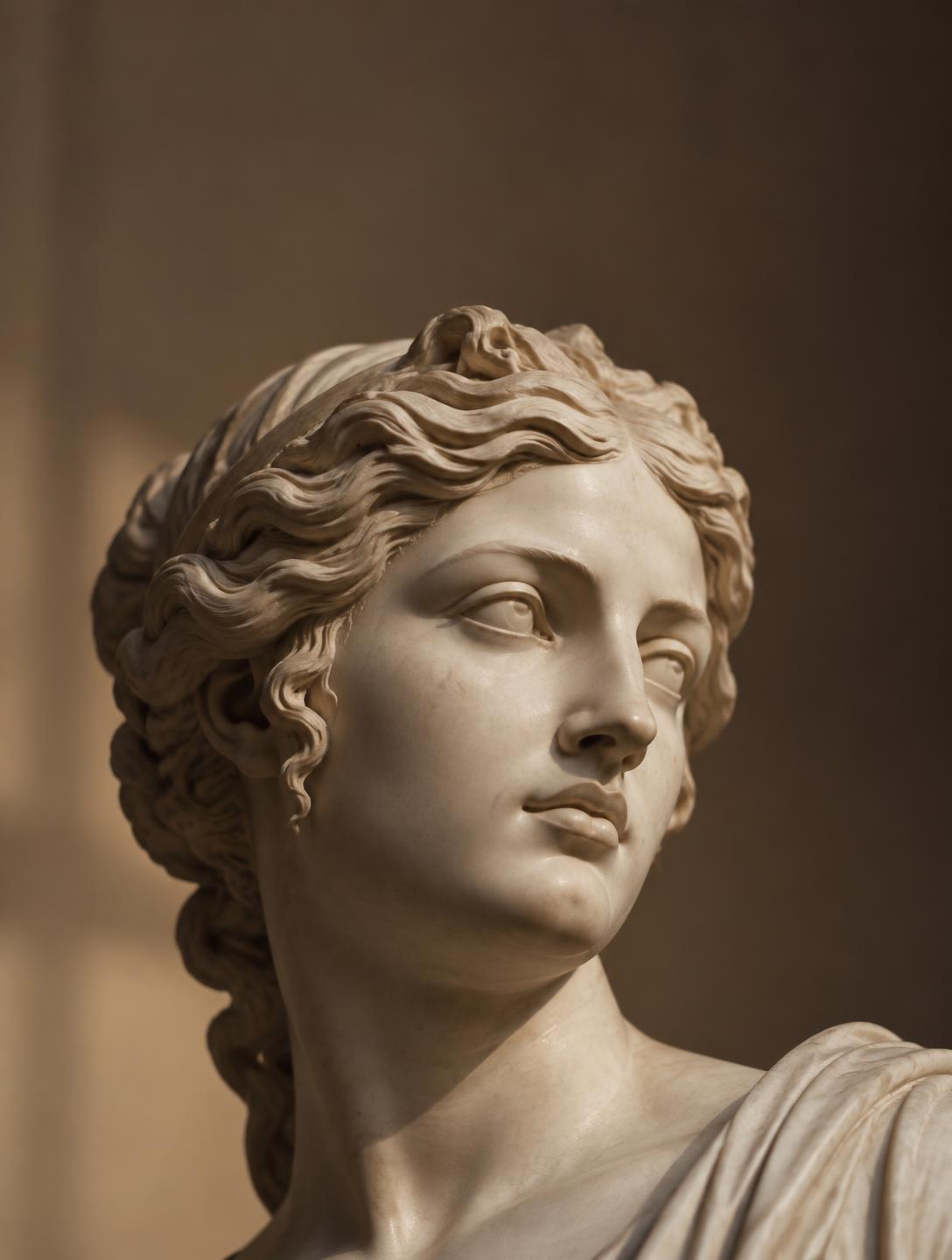 Issue No. 01 cover — marble Roman statue of a woman